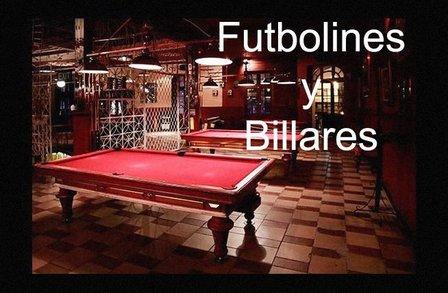 Billares y futbolines
