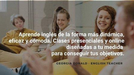 Profesora de inglés Toledo. Georgia Donald