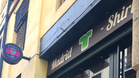 Madrid T-Shirt | Impresión de camisetas y textil | Vinilo | Sublimación | Productos personalizados | Diseño gráfico |