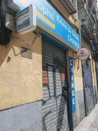 EUROPHIL Envío de Dinero - Oficina de Cambio de Divisa Change-Dolar-Libras-Pounds