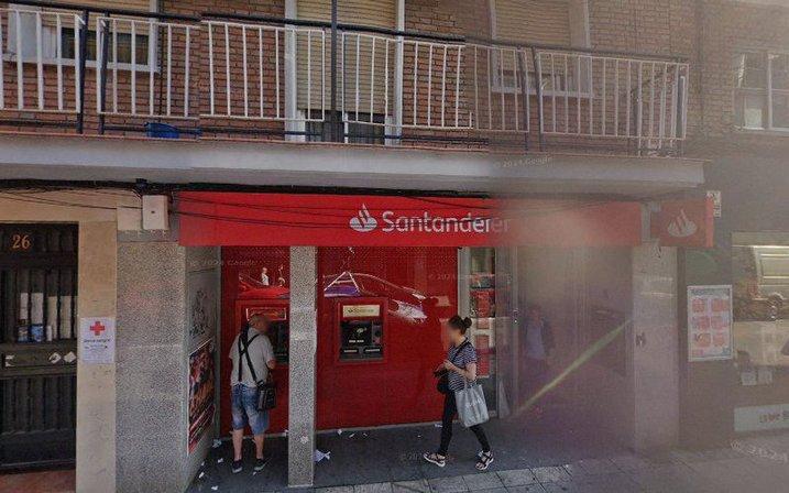 Cajero automático Banco Santander