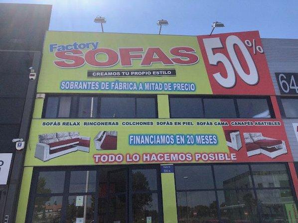 FACTORY SOFAS 50 % - VILLAVICIOSA