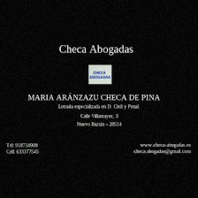 Despacho jurídico Checa. Abogadas