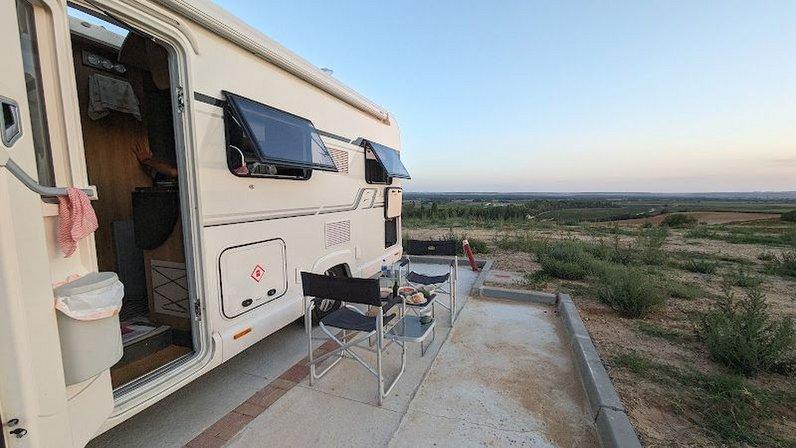 Área de servicios para autocaravanas de Roa
