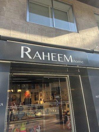 RAHEEM HOME. Tienda de muebles Barrio de Salamanca