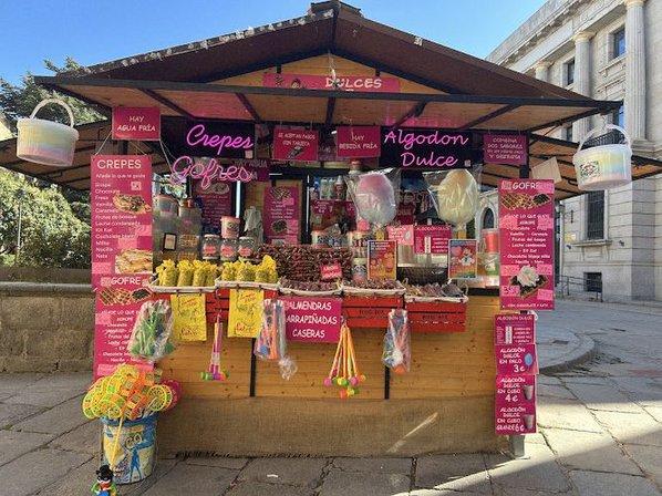 puesto algodón dulce El Marquesito