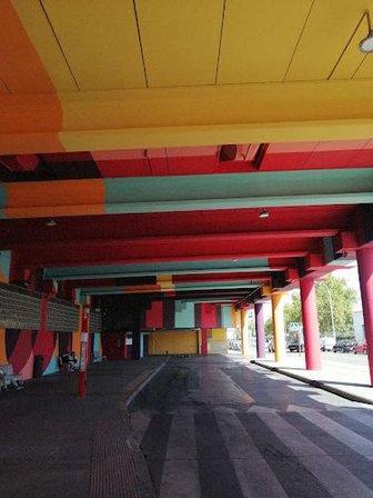 Mural "Refugio" de Boamistura