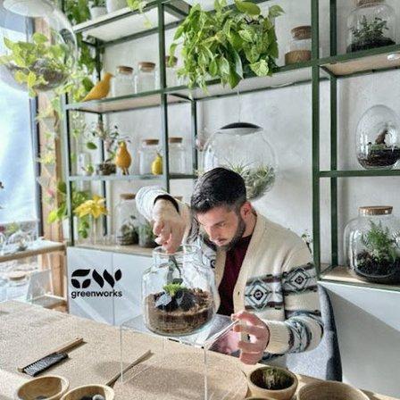 Greenworks Madrid: Jardines Verticales, alquiler, diseño e instalación. Talleres terrario, team building. Eventos