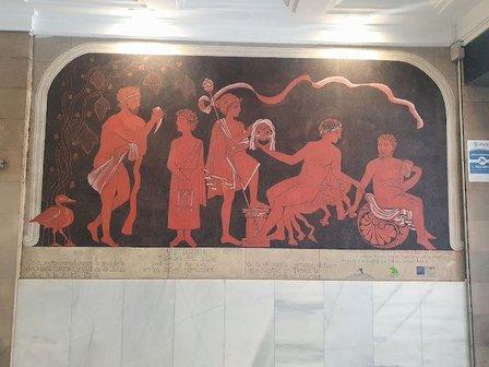 Pinturas murales Facultad de Bellas Artes UCM
