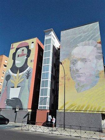 Pinturas Murales de Sabek - calle Greco