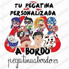 PEGATINA A BORDO