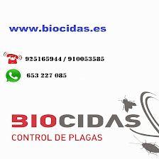 BIOCIDAS CONTROL DE PLAGAS. DESINFECCIÓN, DESINSECTACIÓN, DESRATIZACIÓN.