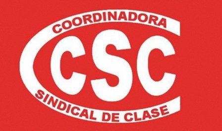 Coordinadora Sindical de Clase (CSC) . Sede en Madrid