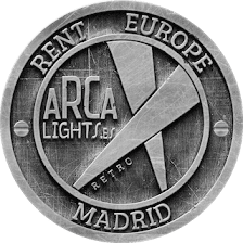 Arcalights atrezzo props Madrid