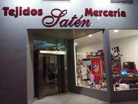 Satin fabrics and haberdashery