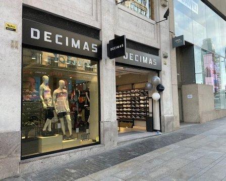Tienda de deporte Gran Vía Madrid Décimas