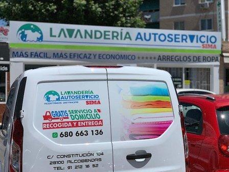 Lavandería Sima I: lavado industrial autoservicio y a domicilio en Alcobendas