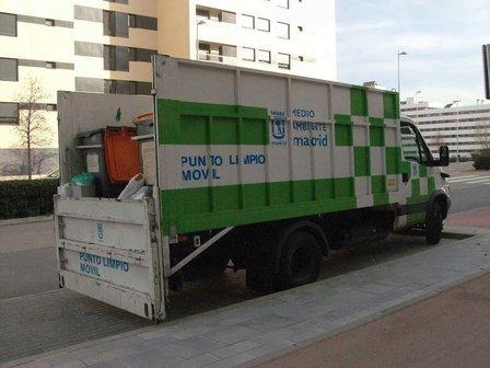 Punto limpio móvil Valdebebas-Hortaleza