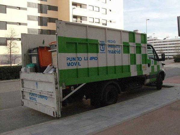 Punto limpio móvil Valdebebas-Hortaleza