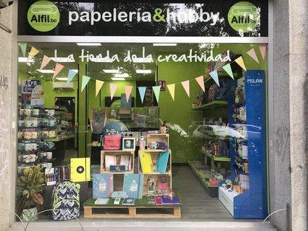 Papelería Alfil Be Madrid Rio fotocopias y regalos