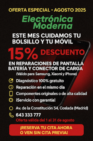 Electronica Moderna - Reparación de teléfonos móviles - Tienda Digi