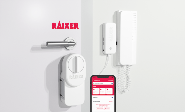 Raixer | Cerradura Inteligente WiFi | Control de acceso