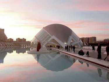 El Corazón Futurista Blanco de Valencia